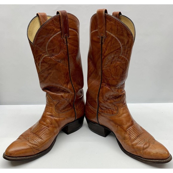 Tony Lama VTG Cowboy Boots Size Mens US 10 E Style 5084 - Picture 8 of 16